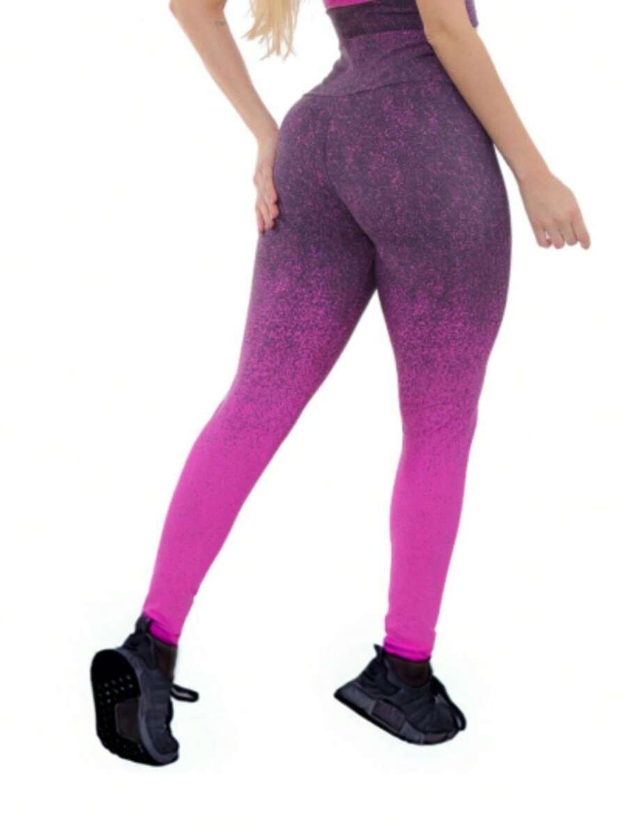 Degrade Gym Tie Dye Suplex Pants - 淺灰紫 - 查看 1