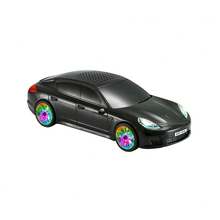 599-WS Car Shaped Speaker With Light USB Bluetooth SPEAKER Black Color Bluetooth Connection With Radio Speaker In English Speaker Smart Christmas\Christmas Eve\Happy New Year\2024 New Arrival - Black - View 1