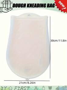 1 pieza Bolsa de amasado de silicona reutilizable, multifuncional para mezclar masa de pan, pasteles y pizza, bolsa para mezclar harina y bolsa de conservación, bolsa de cocina multifuncional