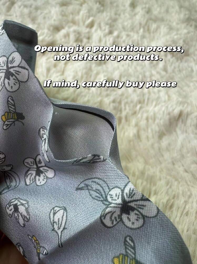 4件套女士粉色长款真丝围巾及花卉图案发带，百搭日常及度假配饰，柔软发带，吸汗透气，适合学校、大学及秋冬季佩戴。 - 多色 - 查看 6