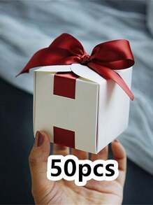 50/100 صندوق حلوى هدية مخصص لحفلات الزفاف والمناسبات الخاصة. مصنوع خصيصًا لأناقة الاحتفالات، مثالي لحفلات الزفاف والأعياد الميلاد والمعمودية. متعدد الاستخدامات، متين، مقاوم للعفن، زخرفي، قابل لإعادة الاستخدام، راقي، أنيق، عالي الجودة، ملون، حديث، جذاب، مخصص، شخصي، فريد، للصديق، للأب، للصديقة، للأم، للعائلة، للأصدقاء، للأعياد الزوجية، لعيد الحب، لعيد الأم، للأعياد الميلاد، لعيد الأب، للتخرج، للأعراس، لتسخين المنزل