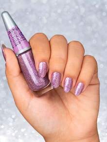 Kit 5 Impala Nail Polishes New Collection Live, Love And Shine Glitter 3D - Hypoallergenic - Retrograde - 查看 6