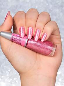 Kit 5 Impala Nail Polishes New Collection Live, Love And Shine Glitter 3D - Hypoallergenic - Retrograde - 查看 4