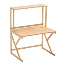 LIVINGANDHOME Living And Home 1/2 Tier Wooden Free Standing Storage Shelf Organizer,Kitchen Bakers Rack,Microwave Stand, Kitchen Storage Rack Shelf Holder For Spices, Pots, And Pans,Kitchen Supplies Tableware Storage Shelf - 木質色 - 查看 8