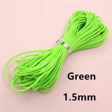 10 metros de cordón encerado de 1/1,5 mm de grosor, hilo, cuerda, correa para hacer manualidades, pulseras, collares y suministros de joyería DIY - cordón encerado - Ver 27