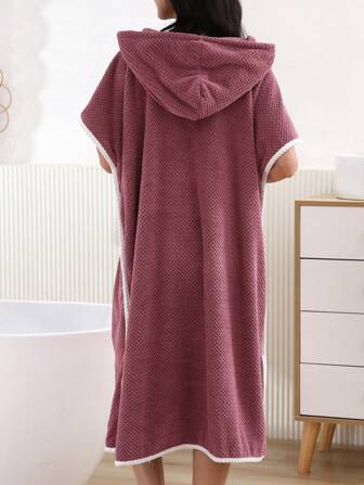 1 pieza Bata de baño sin mangas para mujer, para bodas de verano, decoración del hogar y baño, vuelta al colegio