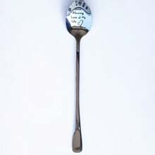 1 件不锈钢长柄勺，圣诞节礼物，婚礼，周年纪念，情人节礼物 - 彩色 - 查看 14