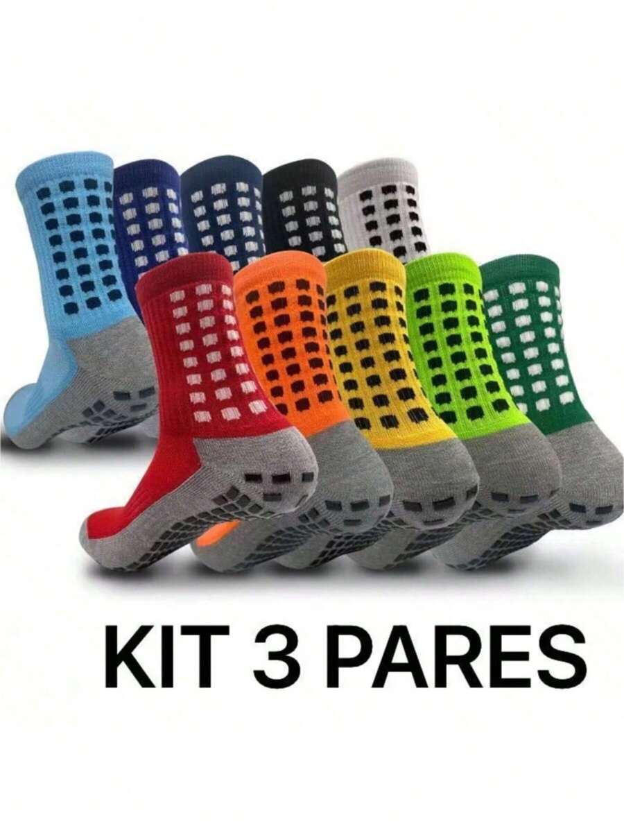 Kit 03 Pairs Of One Pro Socks Football Socks Non-Slip Cotton Sports Socks - Nhiều màu - Xem 1