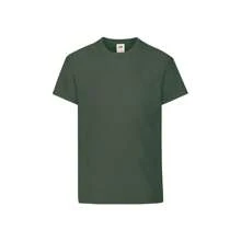 Fruit of the Loom Childrens/Kids Original T-Shirt (Bottle Green) - Dark Green - View 1