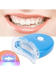 Mini Portable Cold Light Lamp For Teeth Whitening At Home, Ideal For Use With White Light Gel. 10 Minute LED Teeth Whitener. - Multicolor - View 1