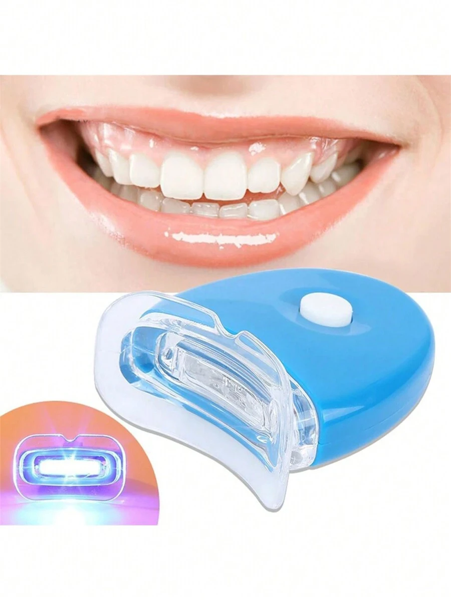 Mini Portable Cold Light Lamp For Teeth Whitening At Home, Ideal For Use With White Light Gel. 10 Minute LED Teeth Whitener. - Multicolor - View 1