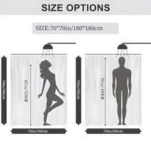 1 件/4 件圣诞雪人浴帘套装、桦树、红雀和松果装饰套装、圣诞快乐浴帘、圣诞帽和围巾浴室地毯、雪地马桶座套、防滑 U 型垫、浴室防水隔断帘、圣诞礼物、家居冬季装饰配件，包括 12 个 C 型挂钩，70.8 英寸 X 70.8 英寸 - 彩色 - 查看 11