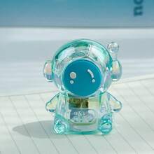 1pc Creative Cartoon Design Pencil Sharpener, Transparent Crystal Shaped Pencil Sharpener, Small & Portable, Suitable For School & Office, Back-To-School Gift - Multicolor - View 14