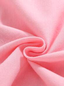 新款春秋女宝宝婴儿外出装蝴蝶结盖袖长袖连体衣+可爱裤裙三件套 - 粉色 - 查看 8