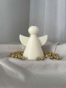 1 pieza Molde de silicona en forma de ángel, molde de artesanía de vela, jabón, concreto y resina de ángel pequeño y grande en 3D, decoración del hogar DIY, regalo para fiestas