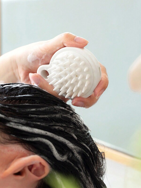 1pc Massage Shampoo Brush, Scalp Massage Shampoo Comb, Soft Bristle Hair Washing Brush