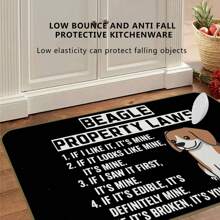 New Cartoon Crystal Velvet Decorative Doormat, Slip-Resistant Entrance Floor Mat - Multicolor - View 5