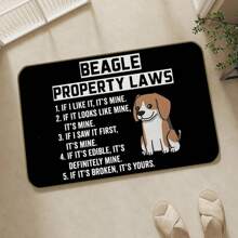 New Cartoon Crystal Velvet Decorative Doormat, Slip-Resistant Entrance Floor Mat - Multicolor - View 3