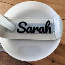 1pc Clear Nameplate Tag For  40oz Cup, Clear DIY Cup Water Bottle Accessories,Gift For Best Friend, Mother's Day,Gift For Her,Father's Day, Valentine't Day - Transparent White and Black - View 8