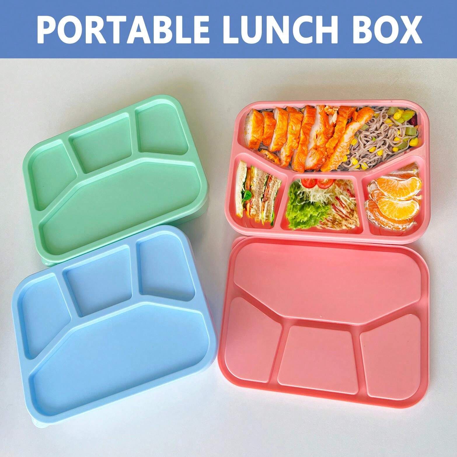 FoBianJie 1pc Lunch Box , Portable Food Storage With