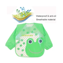 1/3/6 Packs Kids Art Smock Long Sleeve Waterproof Painting Apron For Kids Paint Clothes Artist Aprons Art Supplies