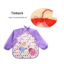 1/3/6 Packs Kids Art Smock Long Sleeve Waterproof Painting Apron For Kids Paint Clothes Artist Aprons Art Supplies