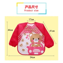 1/3/6 Packs Kids Art Smock Long Sleeve Waterproof Painting Apron For Kids Paint Clothes Artist Aprons Art Supplies