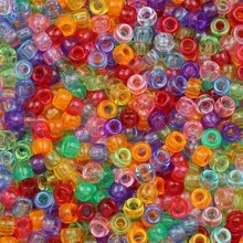 400pcs Acrylic Beads (0.6*0.9mm) Macaron Colored Horse Eye Shape Beads For Diy Bracelets & Necklaces, Jewelry Making Accessory - 400pcs - View 33