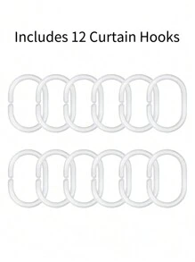 1 perdea de duș rezistentă la apă și mucegai cu model personalizat de stea de mare, imprimare digitală, 12 cârlige din plastic și inele metalice, accesorii robuste pentru baie, decor pentru baie, decor de toamnă, înapoi la școală - multicolor - Vizualizare 6