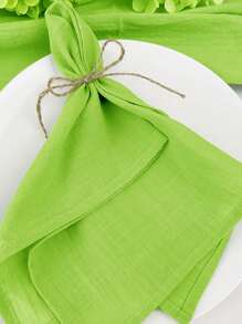 6/300pcs Nordic Style Minimalist Plaid Napkins, 100% Polyester Wrinkle-Resistant, Suitable For Hotel, Restaurant, Home, Holiday Party, Banquet Table Decoration, Cocktail Napkins