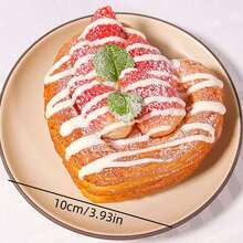 1pc Blueberry Pastry Bread Replica Decorative Prop For Home Interior And Photography - Multicolor - View 7