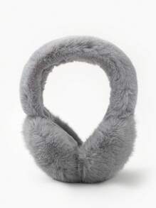 1 chiếc bịt tai ấm áp mềm mại thời trang tối giản dành cho nữ, thích hợp cho mùa đông, phụ kiện mùa đông - Nhiều màu - Xem 14