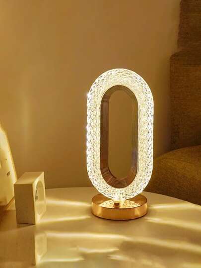 1pc Rechargeable 3-Color Temperature Dimmable Room Decor Night Light