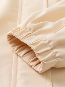 mini bala Girls' Casual Clothing Autumn Fashionable Stylish Loose Bat Sleeve Outerwear - Pink - View 5