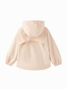 mini bala Girls' Casual Clothing Autumn Fashionable Stylish Loose Bat Sleeve Outerwear - Pink - View 2