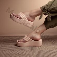 Women's Cloud EVA Original Blogger Flip Flops - 乾枯玫瑰色 - 查看 5