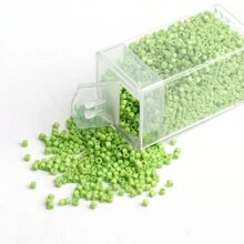 1000pcs 2mm  Japanese Glass Seed Beads Tiny Beads With Organizer Box For Jewelry Making DIY Bracelet Necklace Other Decors Beading Craft Supplies Accessories