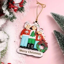 1 món đồ trang trí cây thông Noel cá nhân hóa, đồ trang trí treo bằng gỗ, có thể tùy chỉnh tên các thành viên trong gia đình, quà tặng Ngày của Mẹ, quà tặng cho mẹ, bà, trang trí nhà cửa, trang trí Ngày Valentine, bền, trang trí đẹp, có thể tái sử dụng, thanh lịch, thời trang, nhiều màu sắc, hiện đại, có thể tùy chỉnh, cá nhân hóa, độc đáo, món quà lý tưởng cho bạn gái, bạn trai, bố, bạn gái, mẹ, gia đình, bạn bè - Đỏ - Xem 4