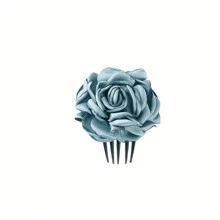 1pc Women's Multi-Color Artificial Flower Hair Comb, Elegant Vintage Rose Comb For Bridal Headpiece, Suitable For Wedding, Dating And Vacation Combs For Hair Side Comb, School Stuff