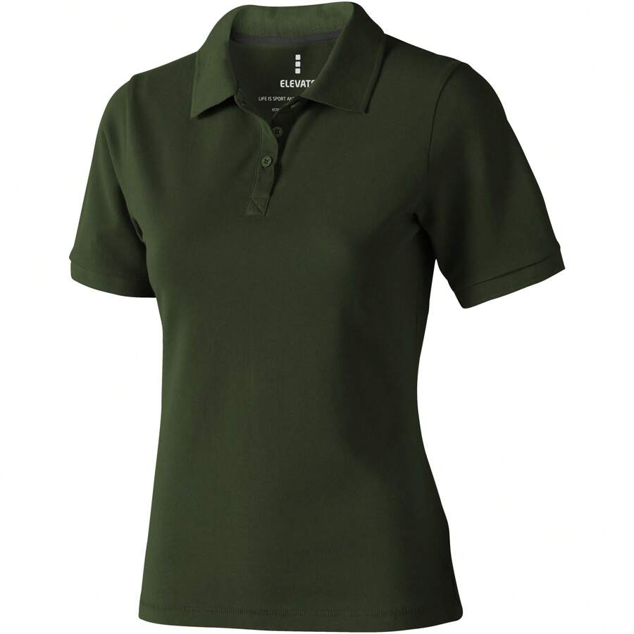 Elevate Calgary Short Sleeve Ladies Polo ( Green) - Army Green - View 1