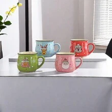 Cốc cà phê bằng sứ Giáng sinh, ông già Noel, người tuyết, tuần lộc, cây thông Noel, cốc trà Latte bằng sứ cho ngày lễ Giáng sinh, sinh nhật, quà tặng cho nam và nữ, cốc gốm Giáng sinh, ông già Noel, người tuyết, ca cao nóng, cốc cà phê Giáng sinh, ông già Noel, thiết kế ngày lễ mùa đông, dùng để trang trí trung tâm, quà tặng tân gia - Nhiều màu - Xem 12
