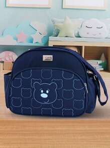Maternity Bag Kit With Changing Pad Baby Boy Girl Unisex 3 Pieces - 藏蓝色 - 查看 3