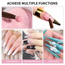 Clear Acrylic Powder Super Hard Nails - 4oz/120g Professional Acrylic Nail Powder Large Capacity Or Acrylic Nail Art 3D French Nail Manicure Extension Nail Carvingacrylic Press On Nails