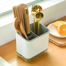 Razionalizza il tuo spazio: Organizer multifunzione e facile da pulire per le stoviglie da cucina - Elegante e resistente sistema di storage pensile per posate, cucchiai, bacchette e altro - multicolore - Visualizzare 9