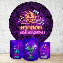 Decorative Covers Kit For Round Panel + Trio Sublimated Cylinder Covers Party And Birthday Decoration Various Themes Adult Children Halloween Macabre Horror Fantasy Party - BỘ SẢN PHẨM HOÀN THÀNH 485 - Xem 2