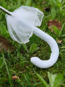 1pc White & Black Western Style Lace Umbrella, Wedding Photography Prop, Suitable For Weddings And Dance Performances