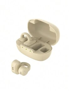 Tai nghe kẹp, Bluetooth 5.3, đeo không đau, thoải mái và ổn định, có hộp sạc cho thời lượng pin dài, âm thanh chất lượng cao, thích hợp cho thể thao nhỏ và di động, âm thanh nổi sống động, điều khiển cảm ứng trực quan, tai nghe không dây nhét tai mini có hộp sạc, - Nhiều màu - Xem 11