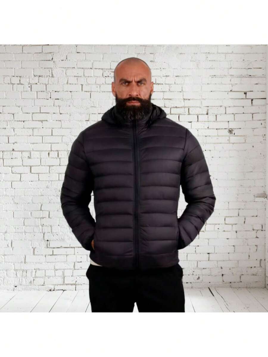 Bobo Jac Gominha Men's Black Jacket With Removable Hood - Black - View 1