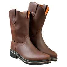 Botas Para Trabajo, De Piel, Ganaderas, Establo, Country, Botas ganaderas, Botas Rudas, Botas para campo, botas Goodyear Welt, - Marrón - Ver 1