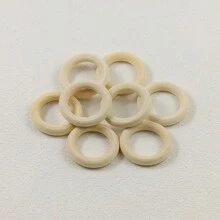 60入組/套30mm天然木圓圈工藝品-木質環和吊墜珠寶DIY製作材料 - 一包 - 查看 16